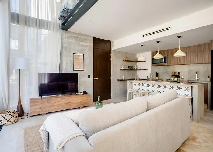 Modern 1br At Xalet Luxury With Cenote & Pool Appartement *